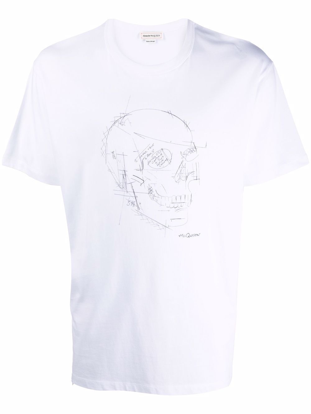 illustrated skull-print T-shirt - 1