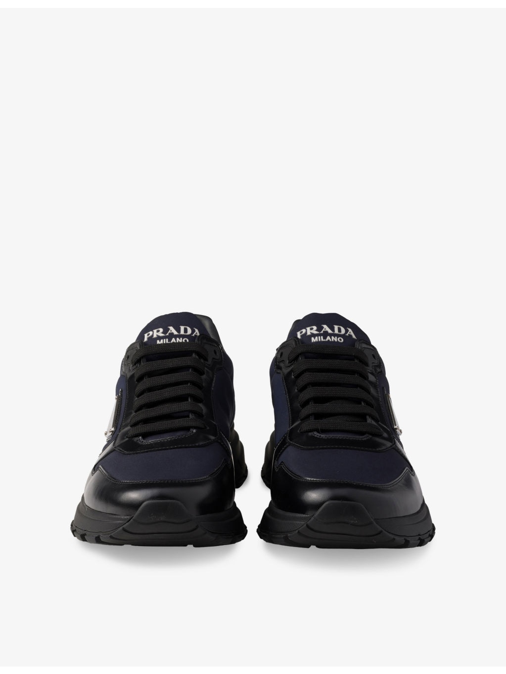 Prax 01 Re Nylon And Leather Low-Top Trainers - 6