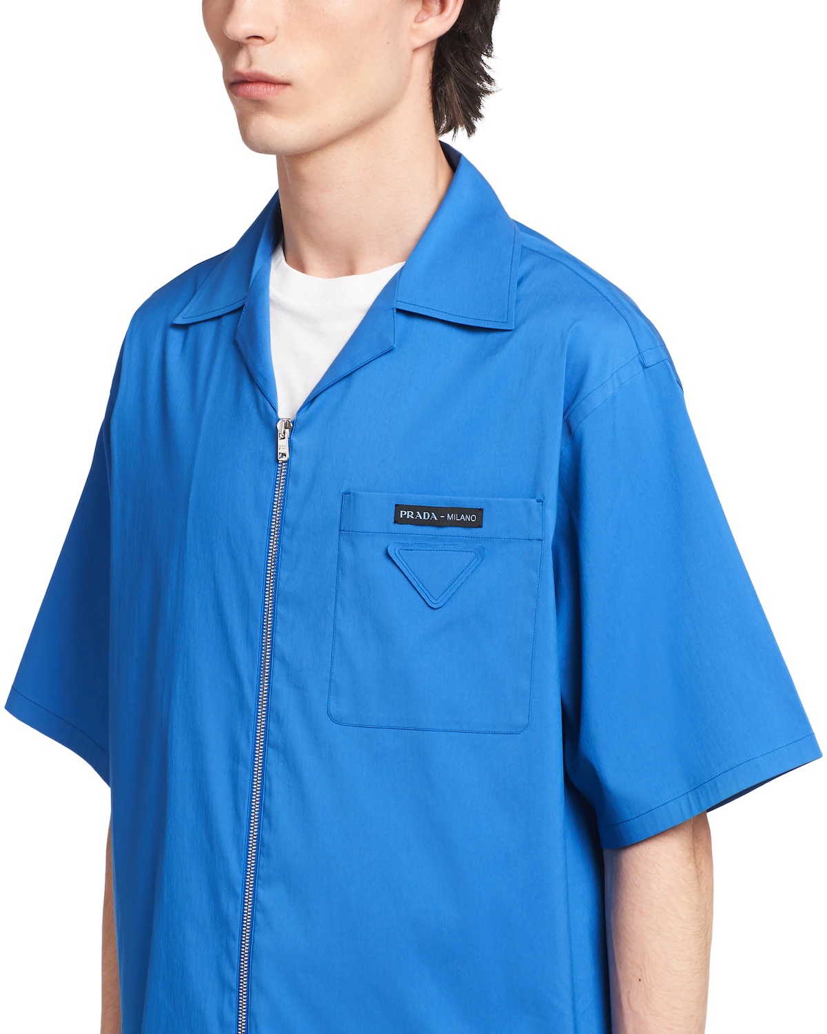 Stretch cotton bowling shirt - 5