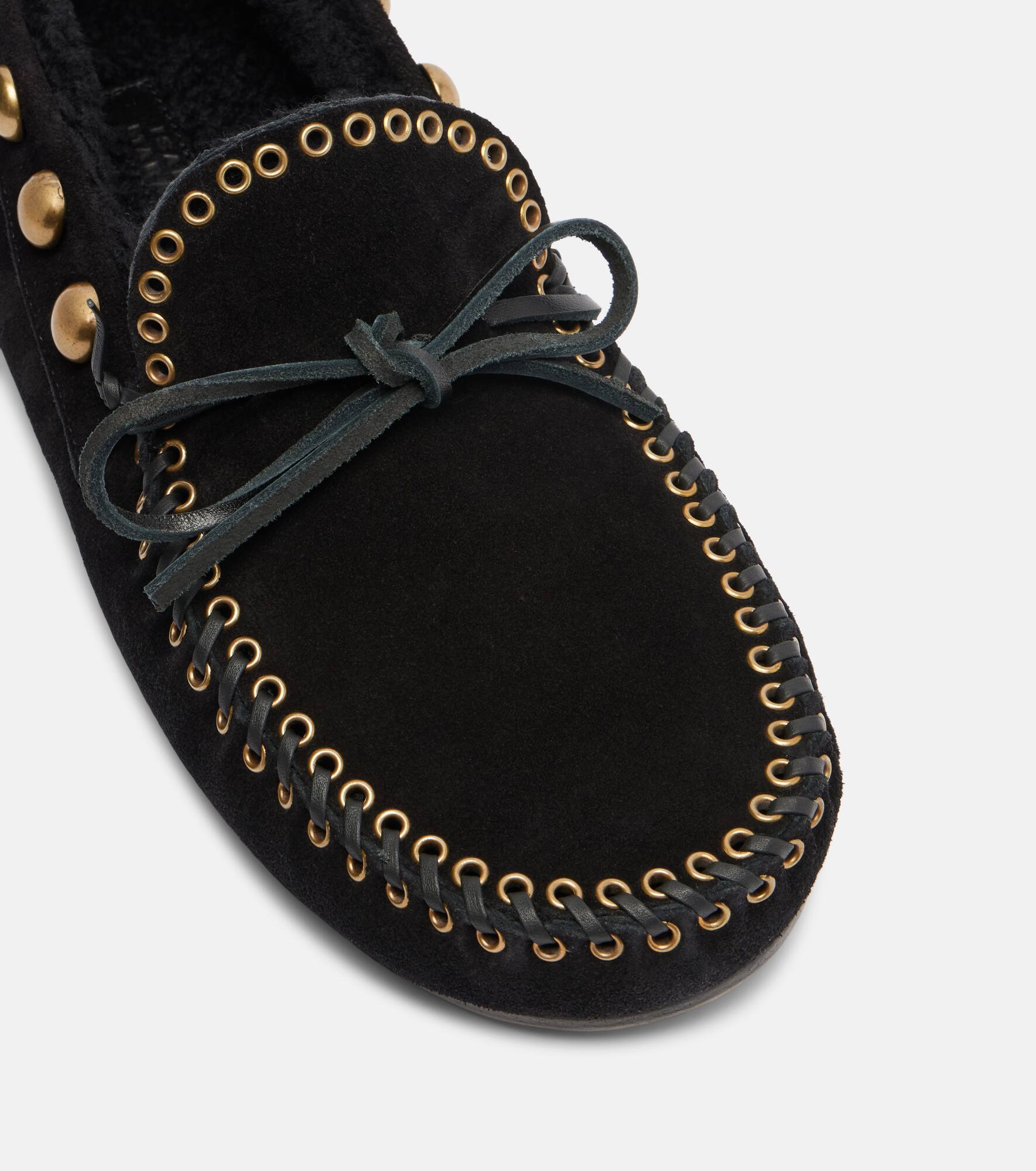 Fitza studded suede loafers - 5