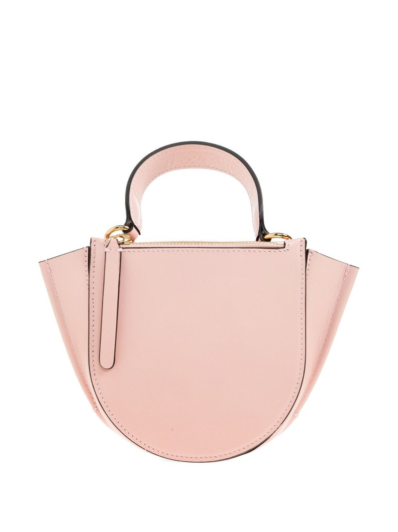 Hortensia Piccola handle leather tote bag 3