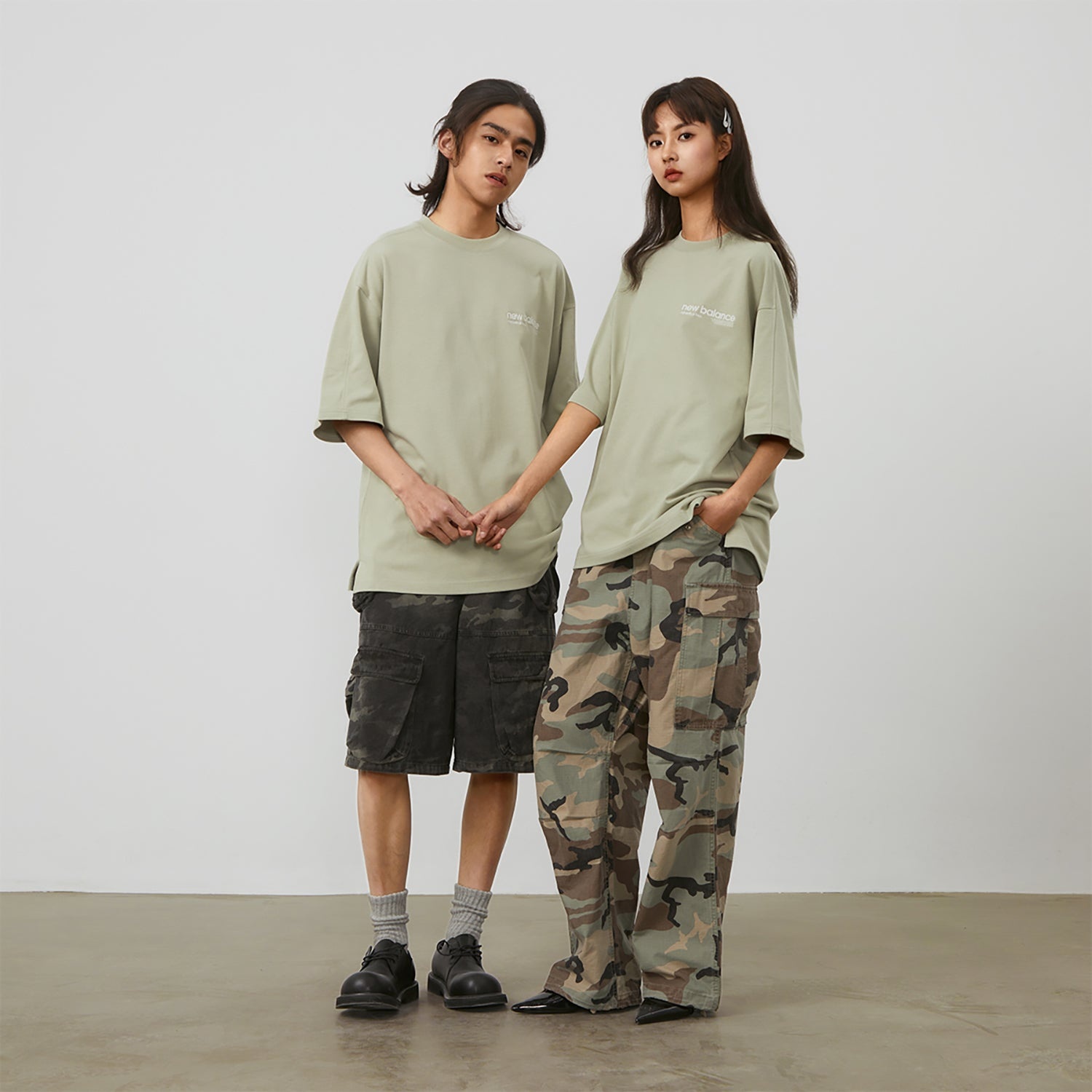 New Balance Wordmark Logo T-Shirt 'Khaki Green' AMT42301-OVN - 7