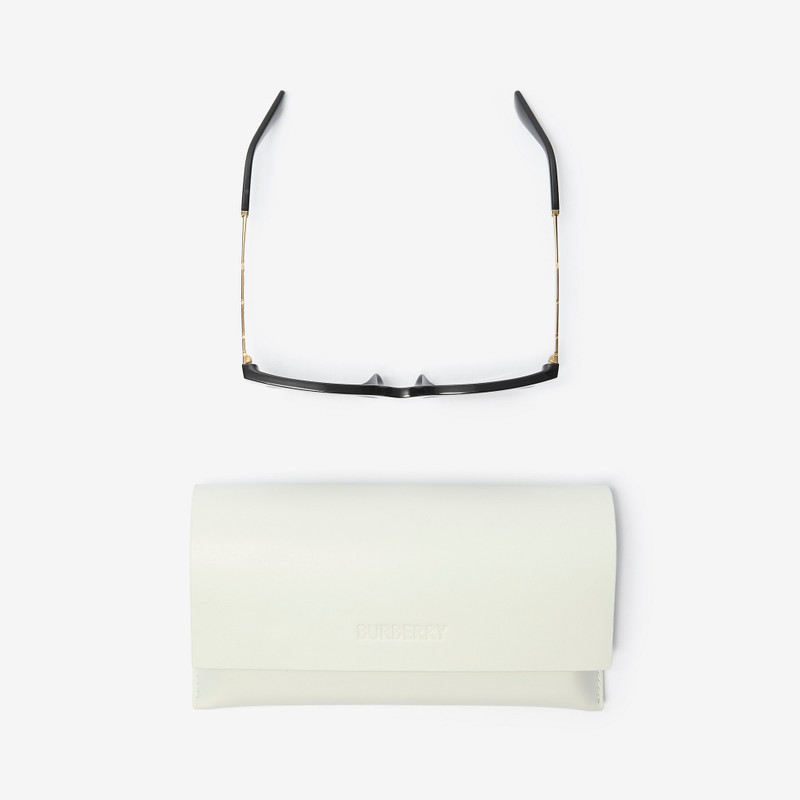 Check Engraved Square Sunglasses​ 4