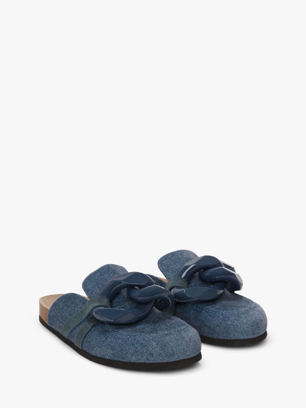 CHAIN LOAFER MULES - 2