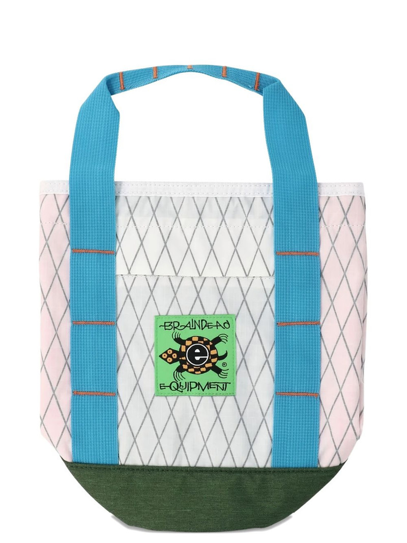 diamond-pattern tote bag 1