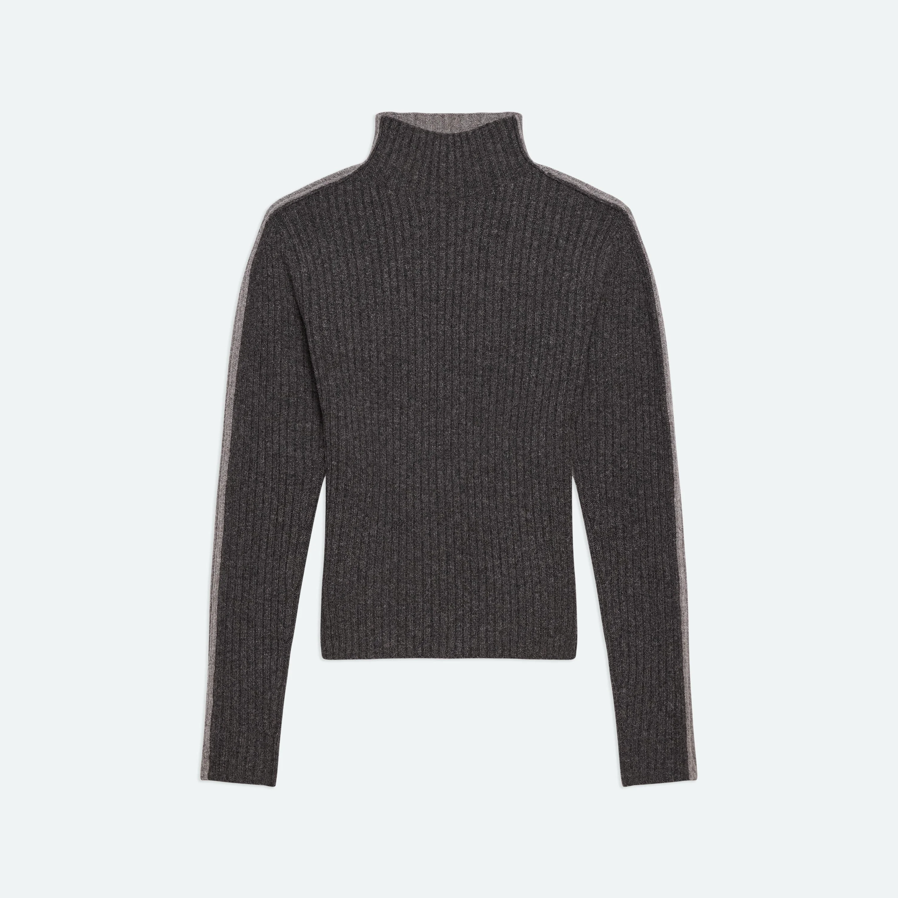WOOL MOCK-NECK SWEATER - 1