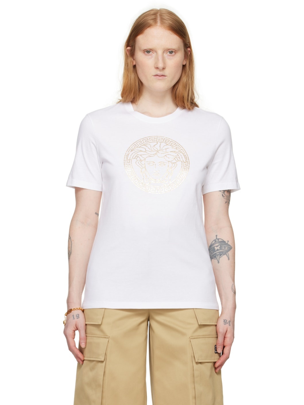 White Medusa T-Shirt - 1