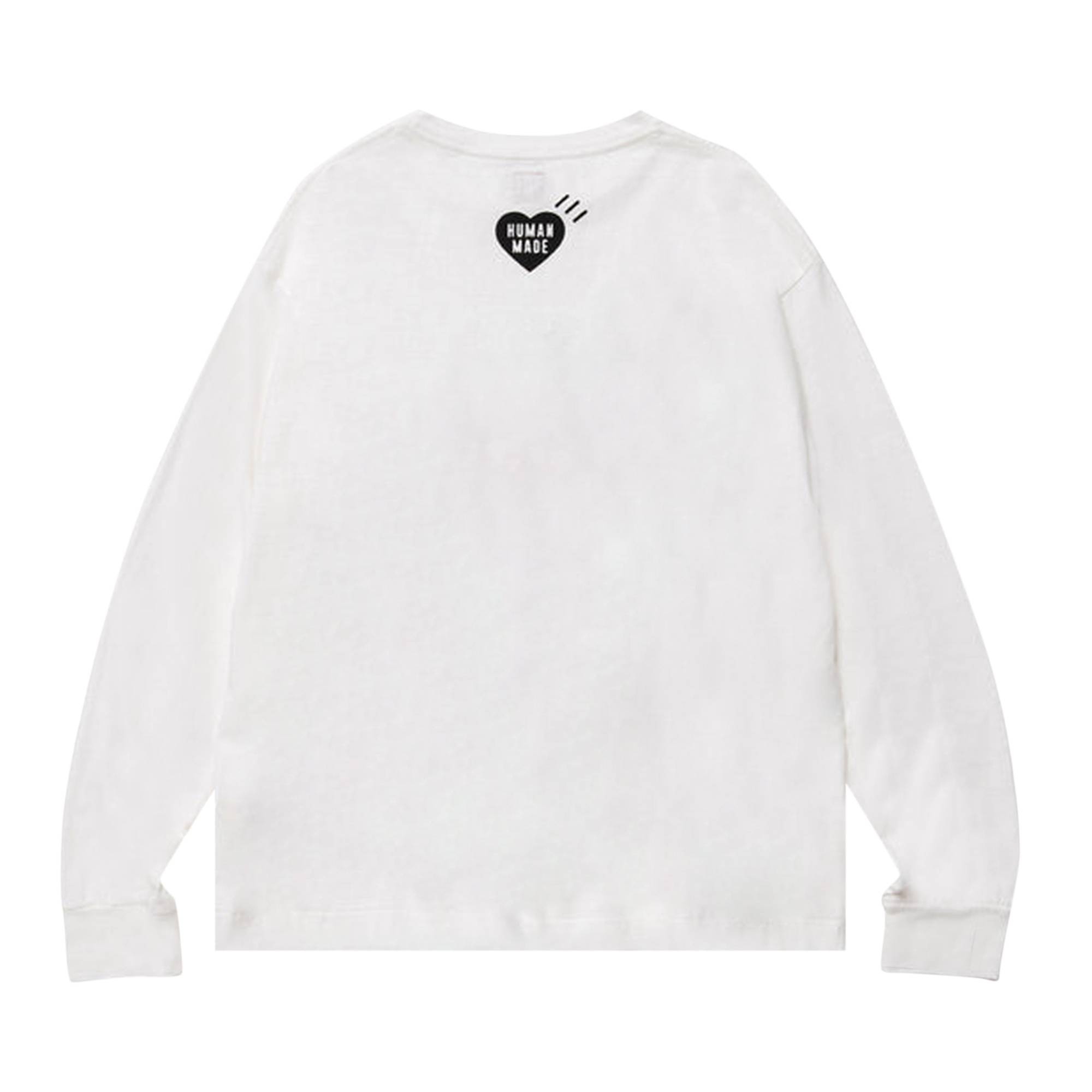 Human Made Rabbit Long-Sleeve T-Shirt 'White' - 2