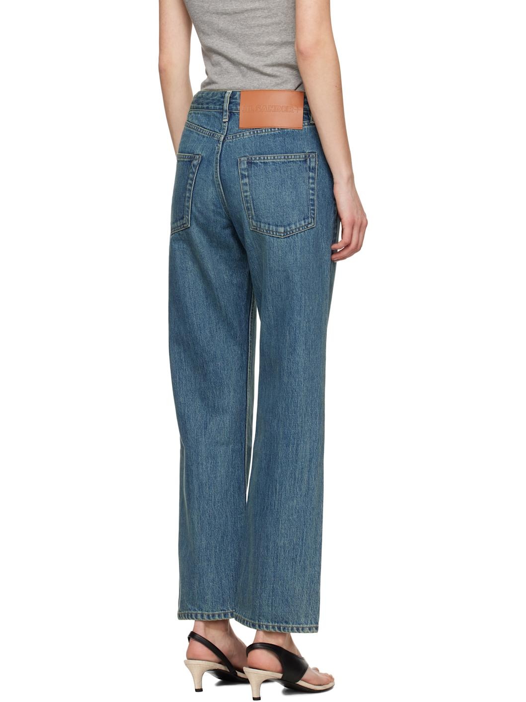 Blue Slim Fit Jeans - 3