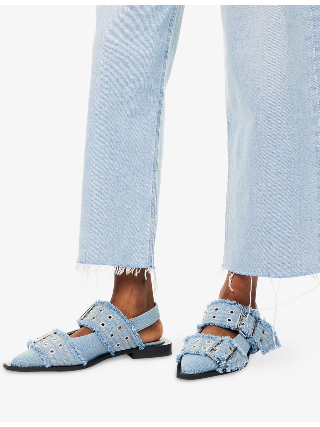 Ren Wide-Leg Denim Jeans - 5