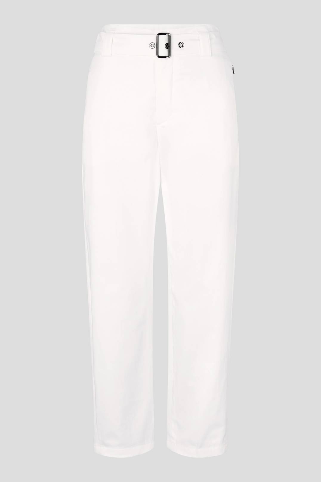 MARYAN 7/8 TROUSERS IN WHITE - 1