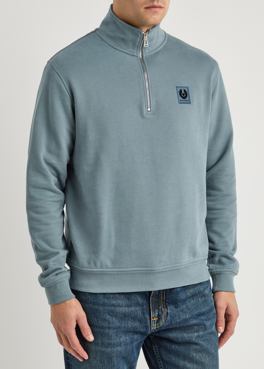 Belstaff Half-zip Logo Cotton Sweatshirt - 2