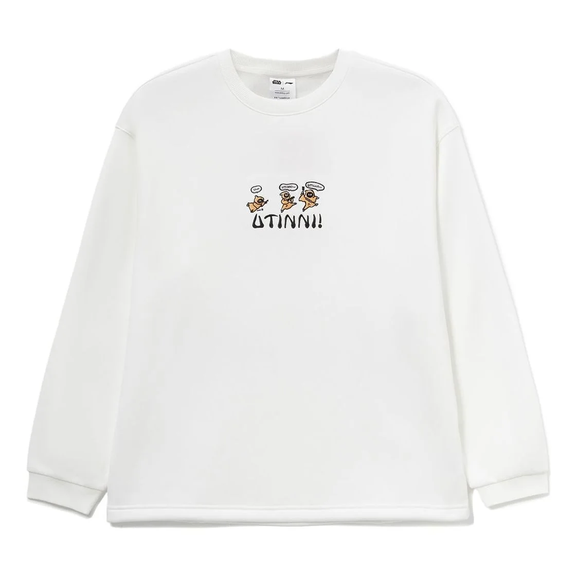 (WMNS) Li-Ning x Star Wars Graphic Sweatshirt 'White' AWDRG74-3 - 1