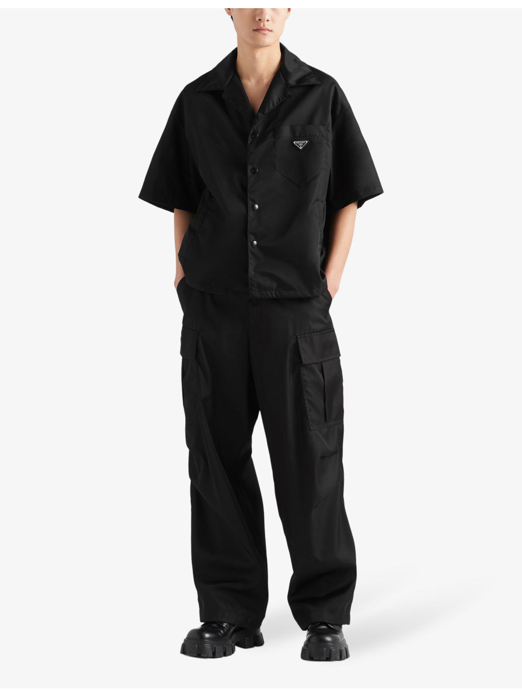 Re-Nylon boxy-fit recycled-nylon shirt - 2