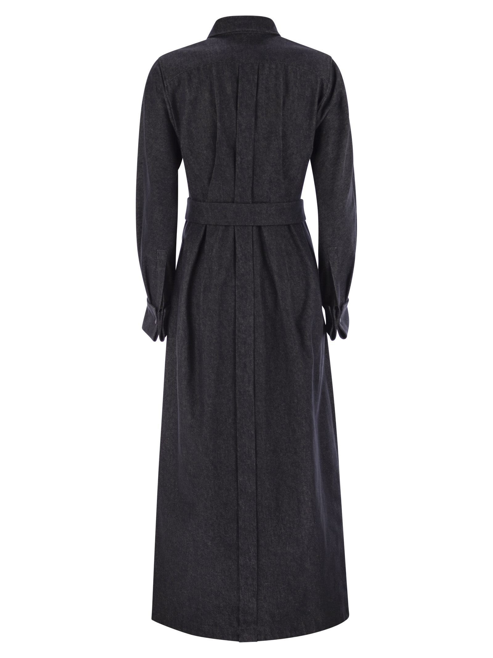 Maxmara Women Aller - Denim-Effect Chemise Dress - 2