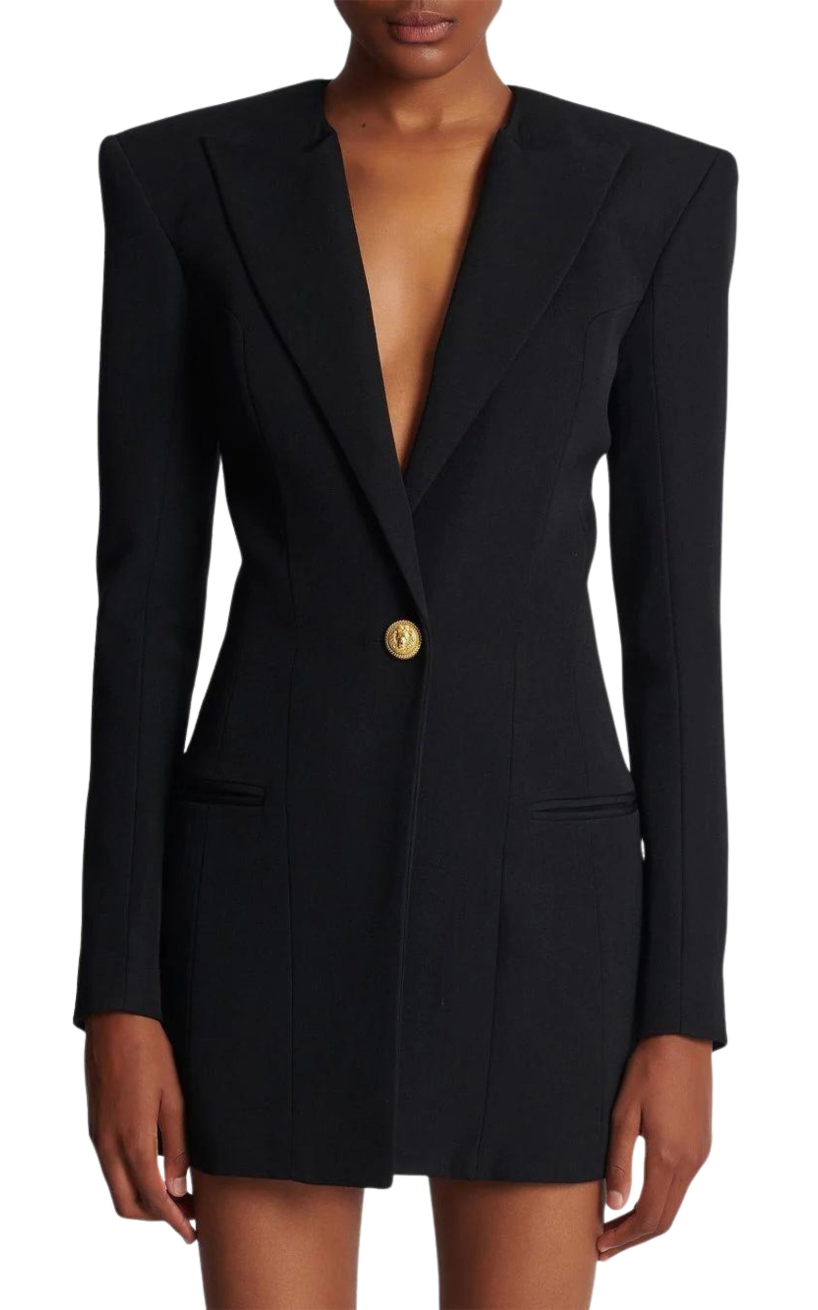 Single-breasted Blazer Dress - 5