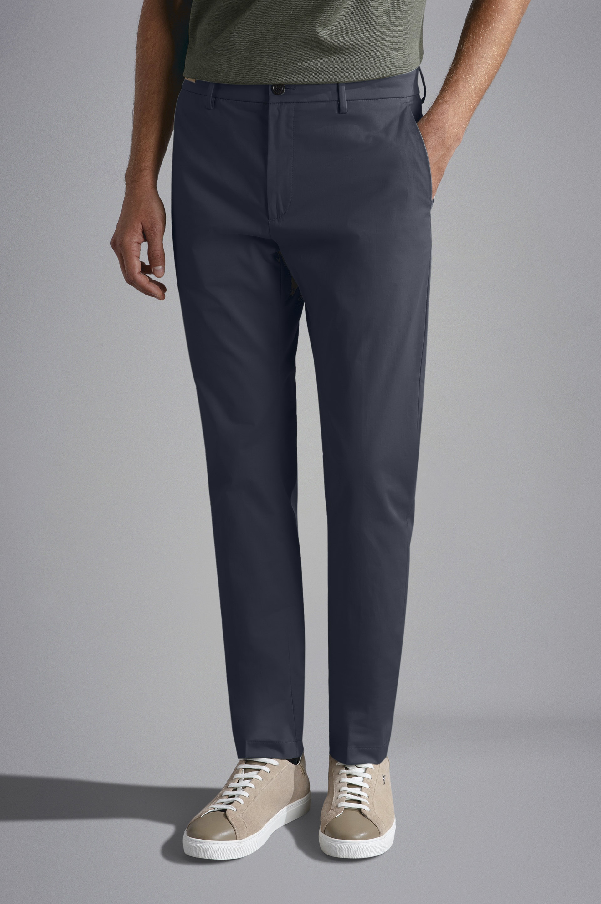 SUPIMA® STRETCH COTTON CHINO TROUSERS - 6