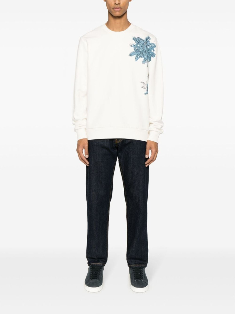 ORLEBAR BROWN Stevenson palm tree print sweatshirt outlook