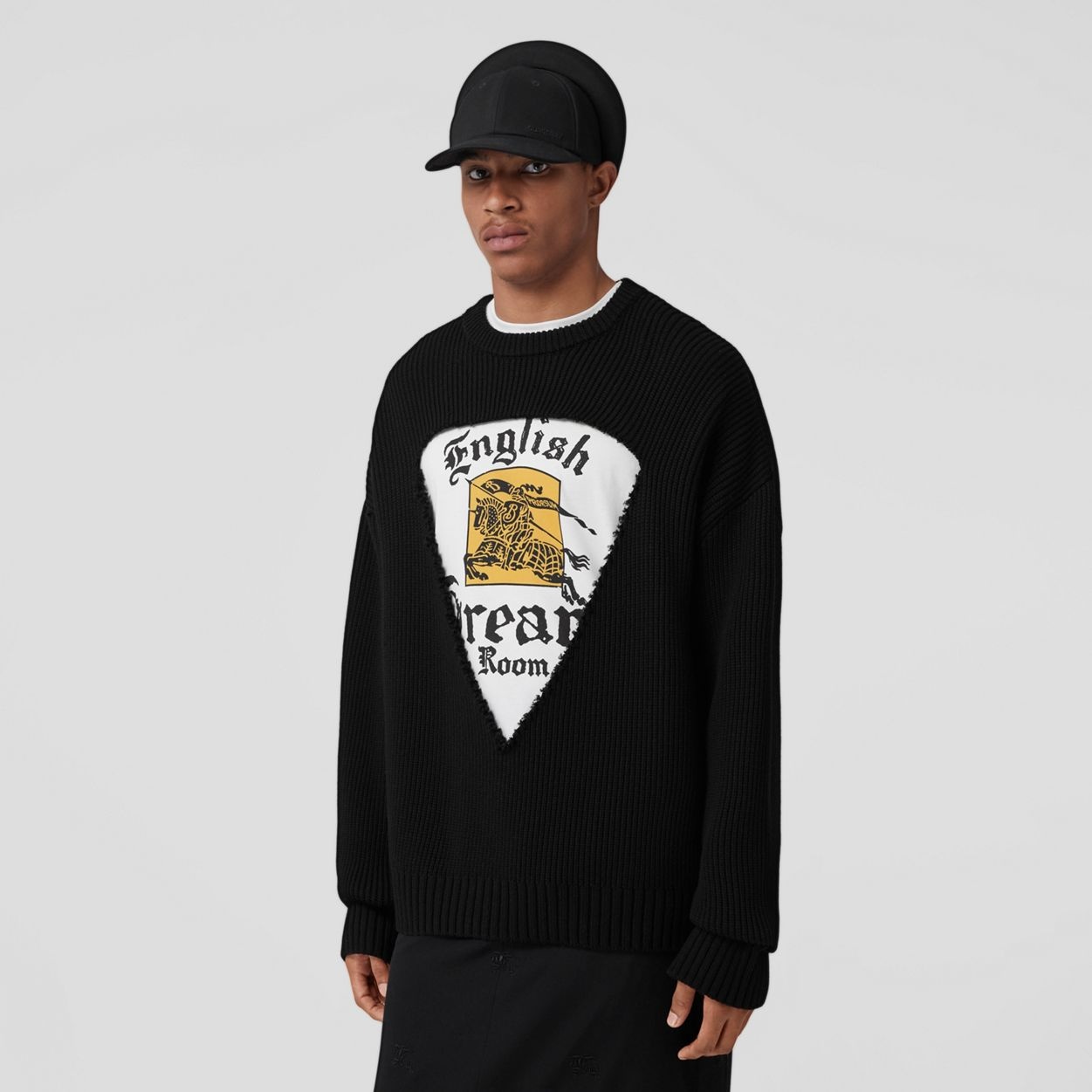Cut-out Detail Wool Oversized Sweater - 5