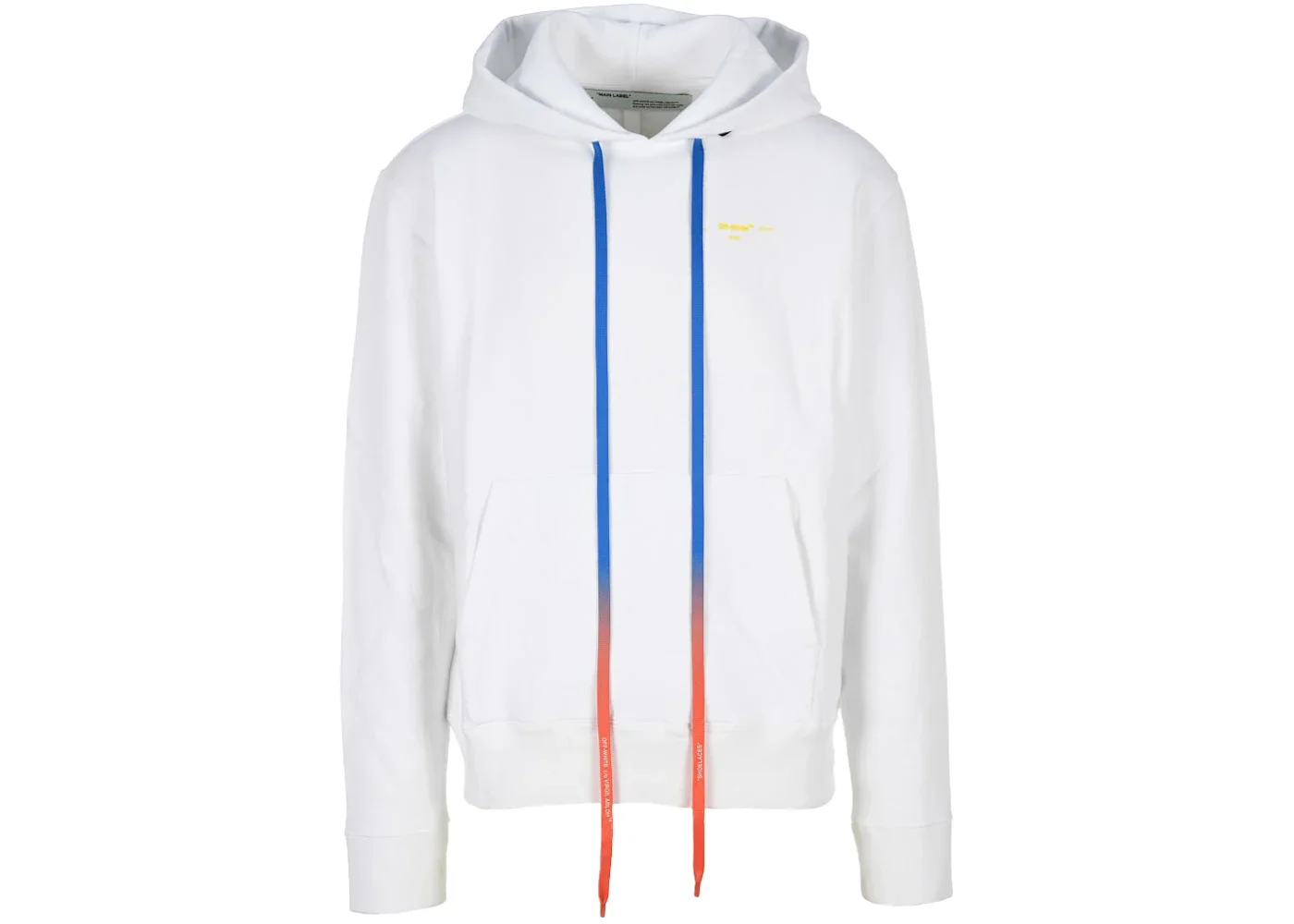 OFF-WHITE Acrylic Arrows Hoodie White/Yellow - 1