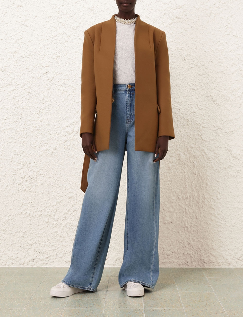 CRUSH BELTED BLAZER - 7