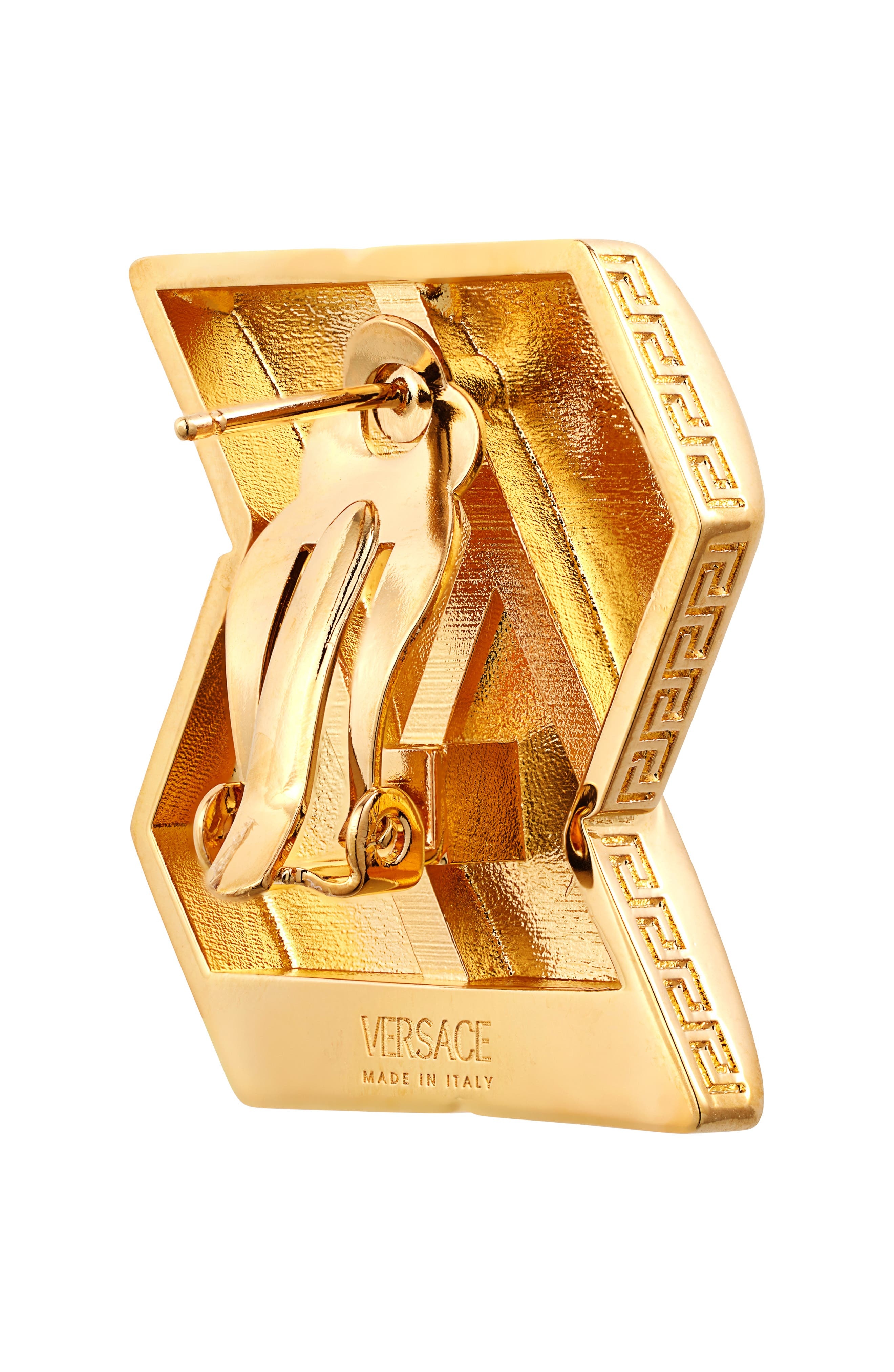 Versace Bind Earrings in Versace Gold at Nordstrom - 5