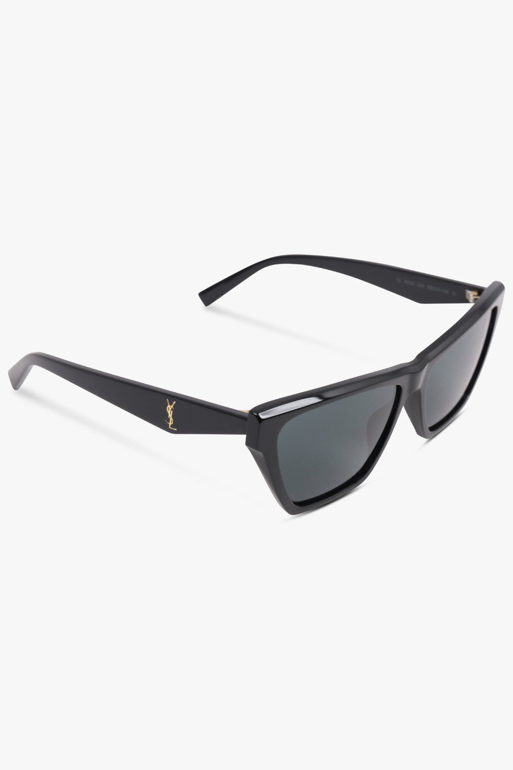 SL M103 SQUARED CAT EYE SUNGLASSES | BLACK - 2