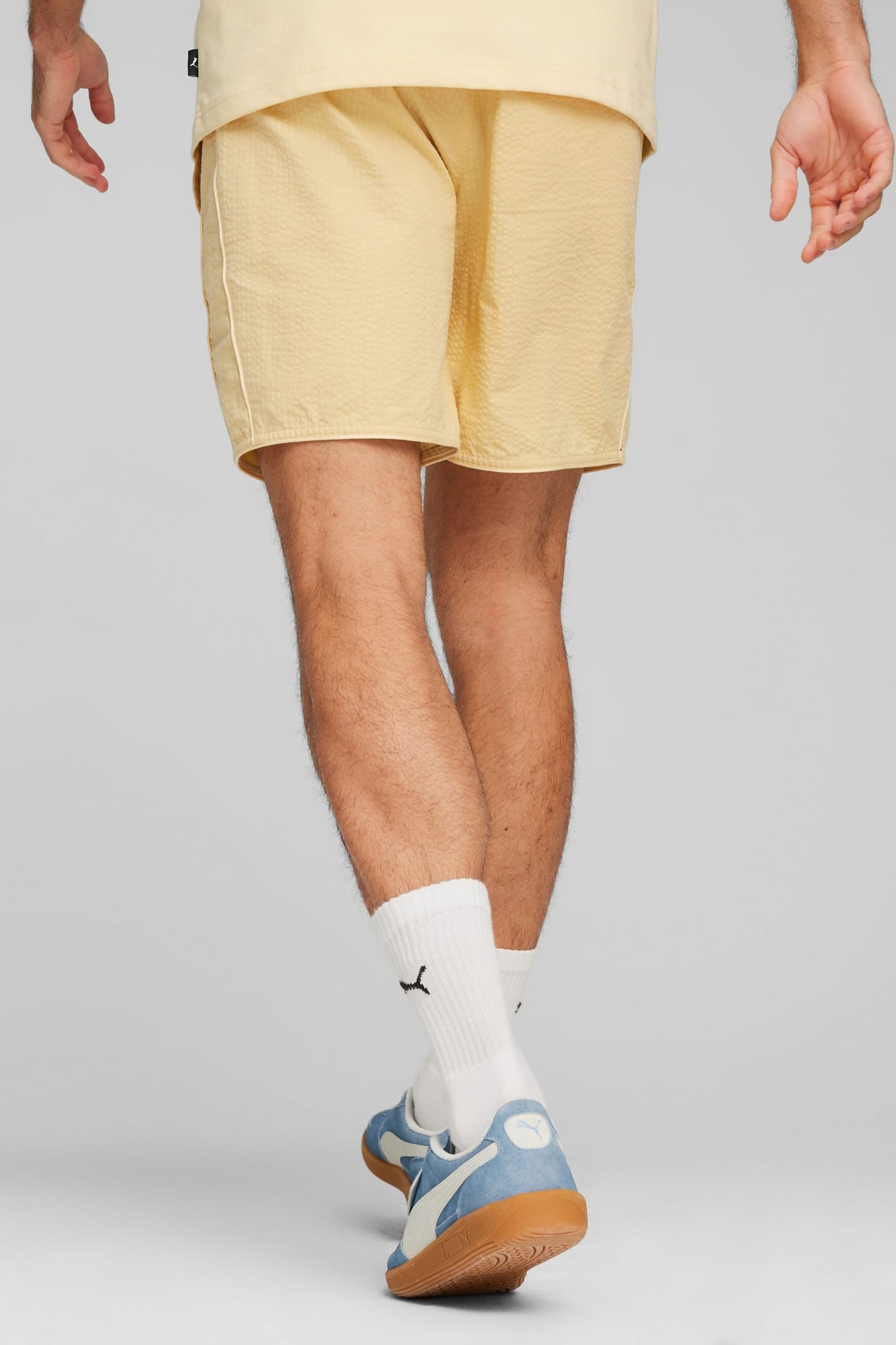 MMQ Men's Seersucker Shorts - 5