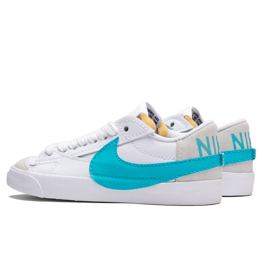 WOMEN'S BLAZER LOW '77 JUMBO - WHITE/DUSTY CACTUS/SUMMIT WHITE - 3