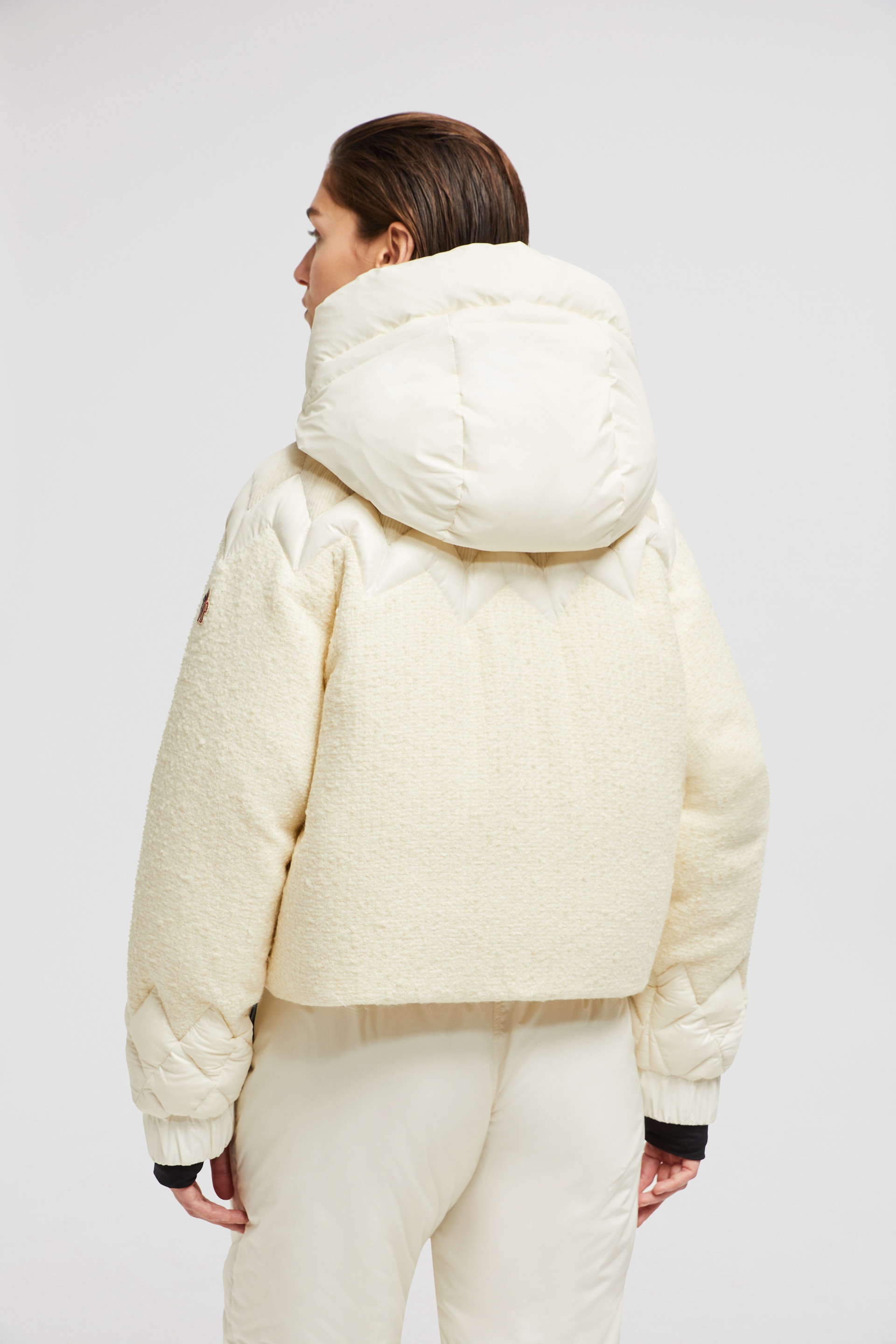 Hintersee Patchwork-Quilted Wool Short Down Jacket - 5