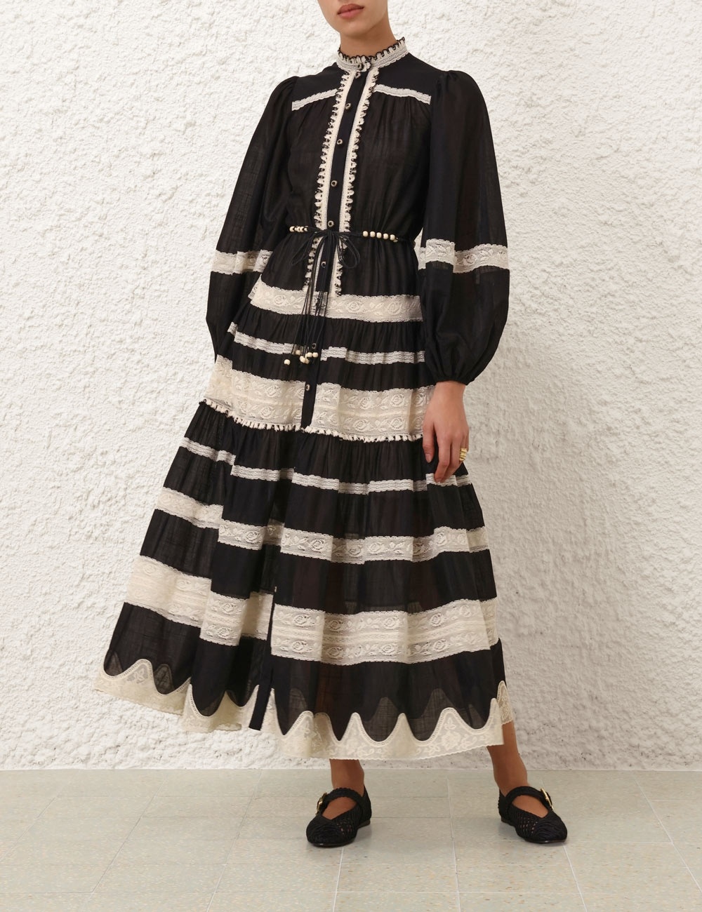 RHIANNON LACE BILLOW DRESS - 2