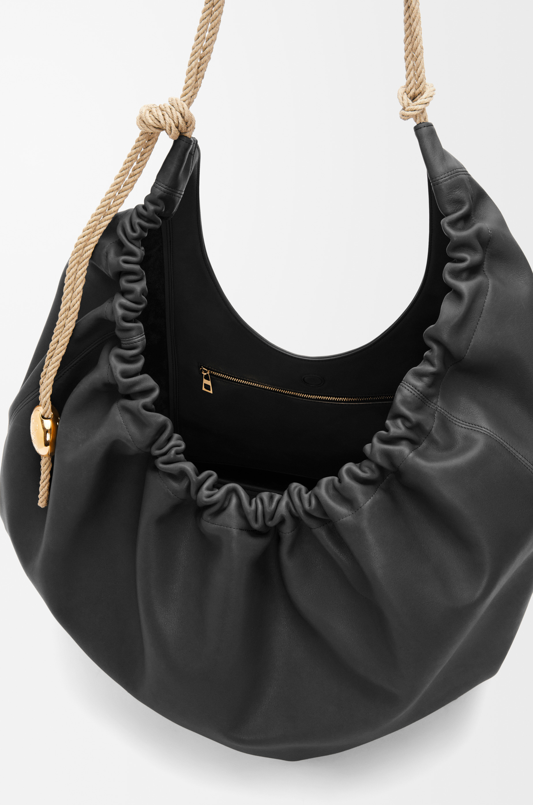 XL Squeeze bag in natural calfskin - 5