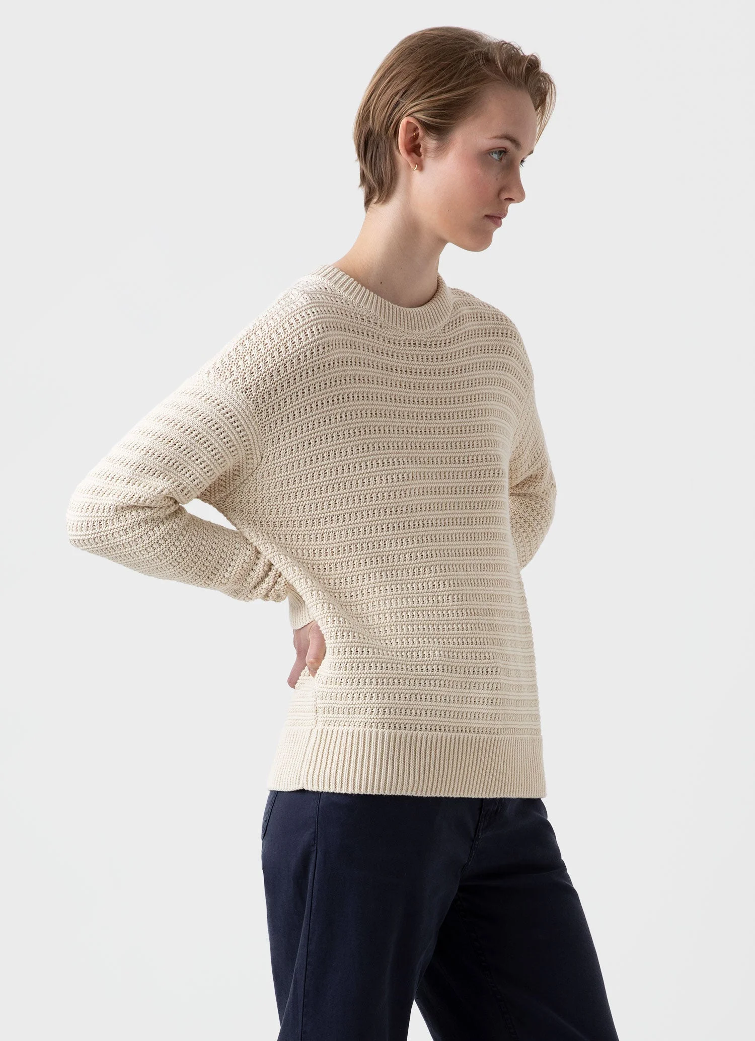 Chunky Textured Jumper - 1