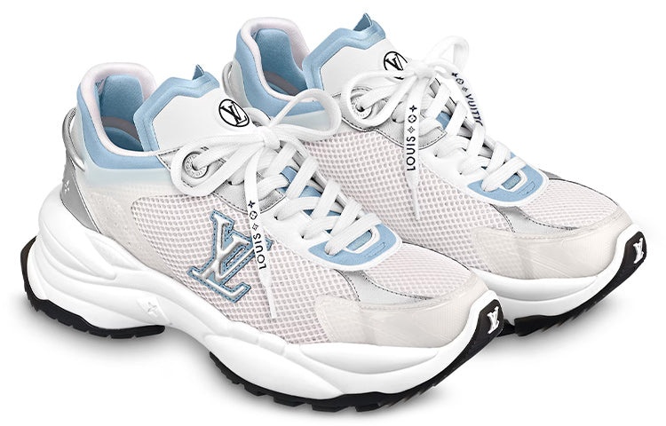 (WMNS) LOUIS VUITTON Run 55 Sneakers 'White Blue' 1ABVII - 2