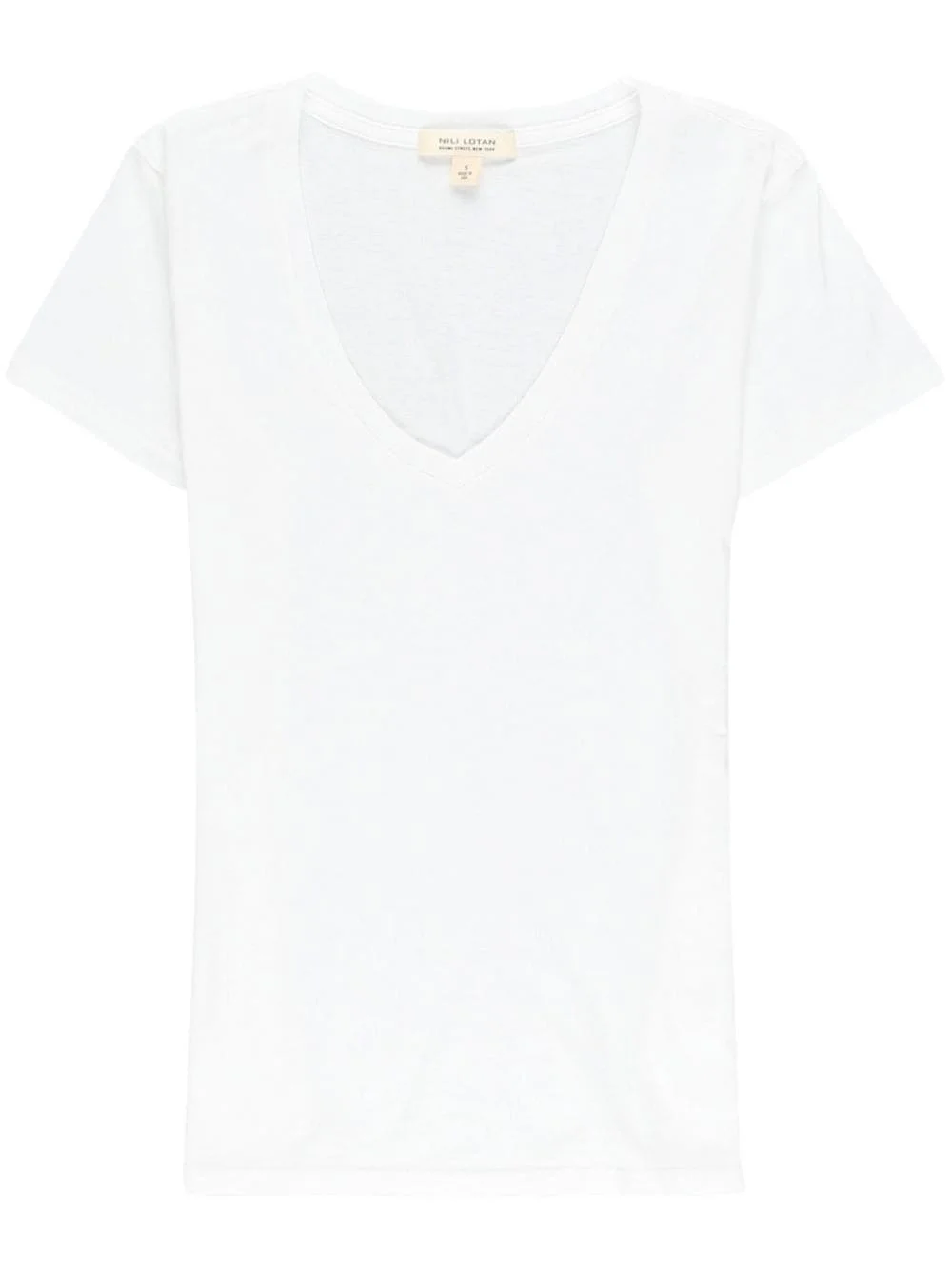 V-neck cotton T-shirt - 1