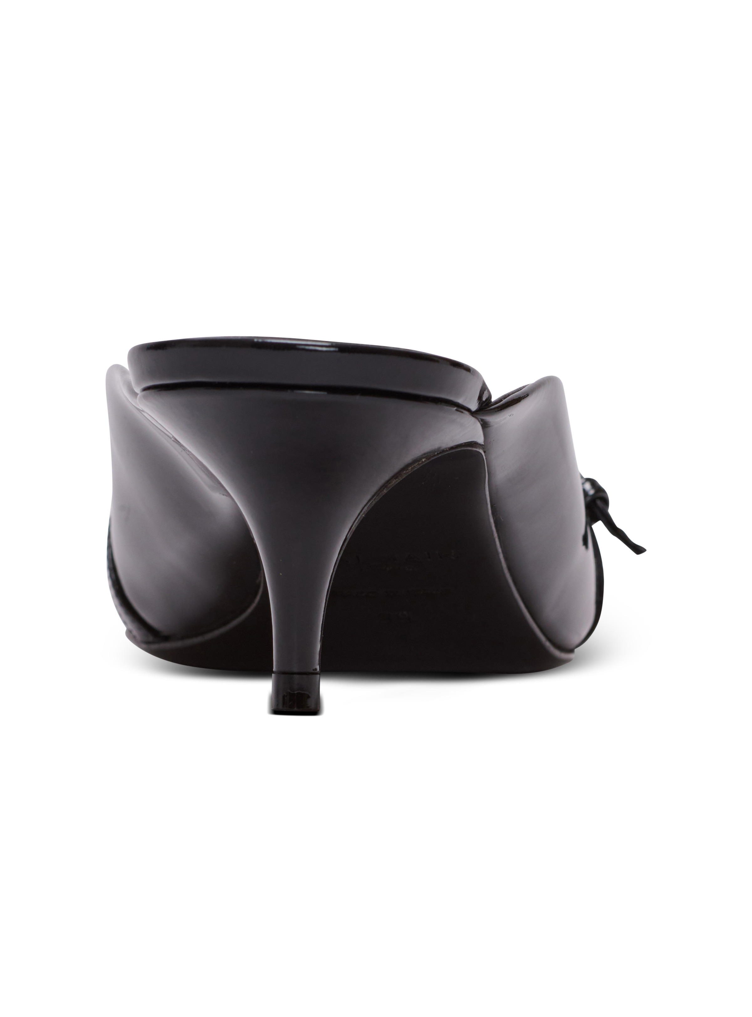 Sync patent leather mules with pointed toe - 7