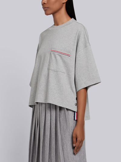 Thom Browne RWB-stripe boxy T-shirt outlook