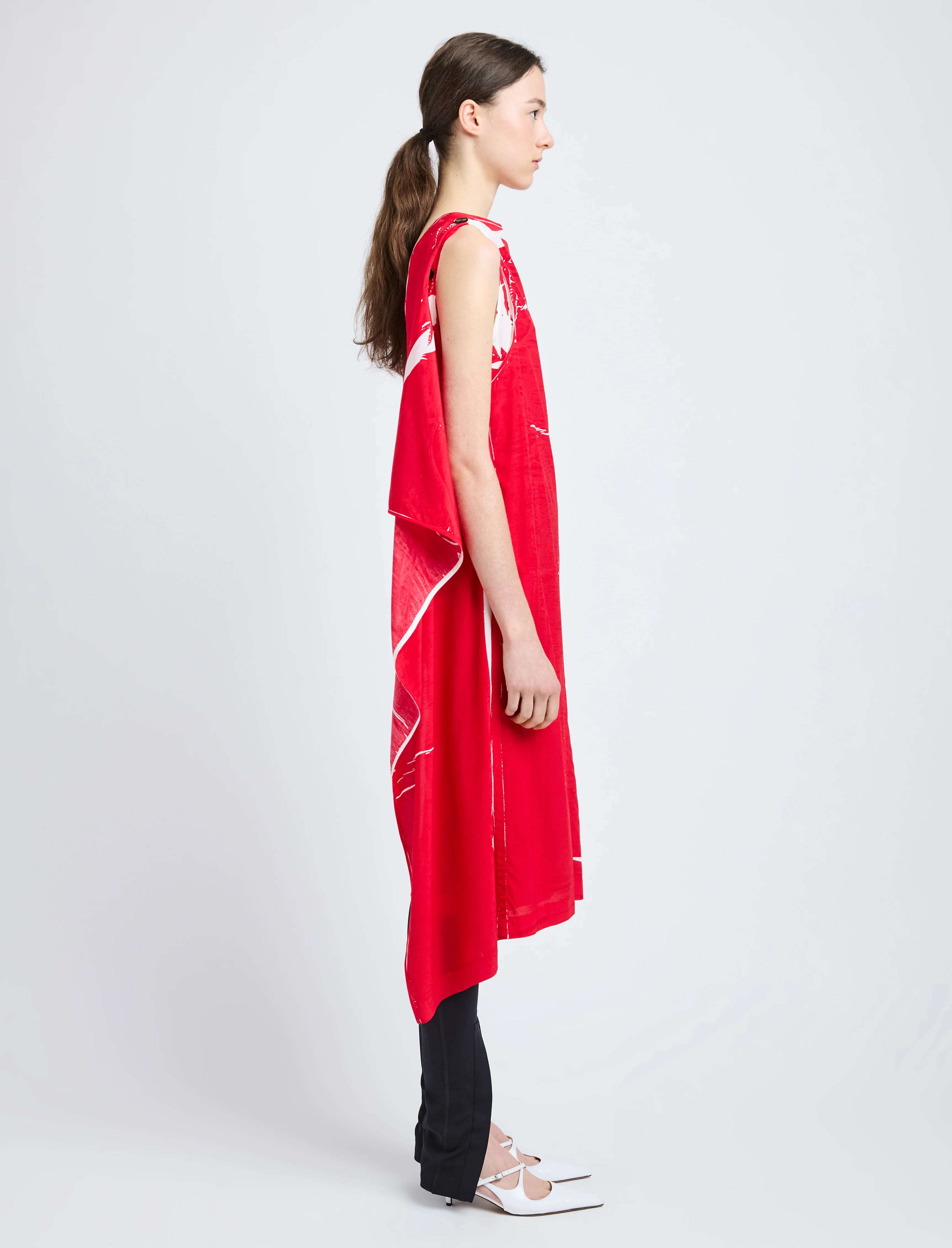 Ondine Dress in Garment Printed Silk Viscose - 3