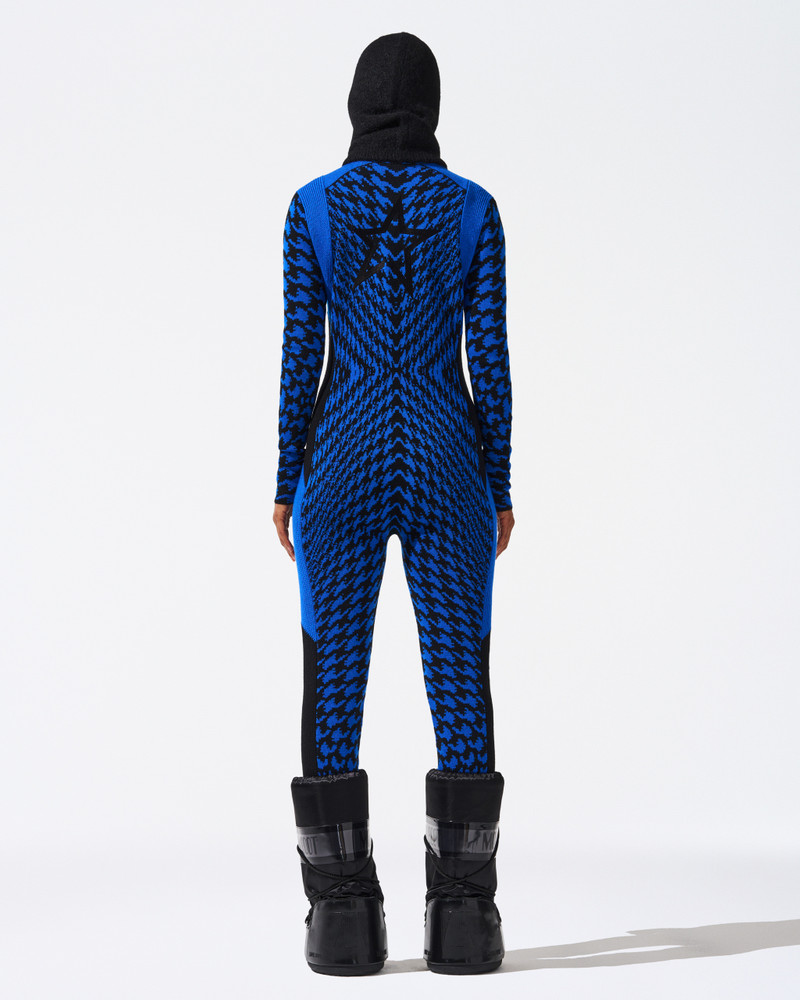 Twisted Houndstooth Merino Wool Jumpsuit 3