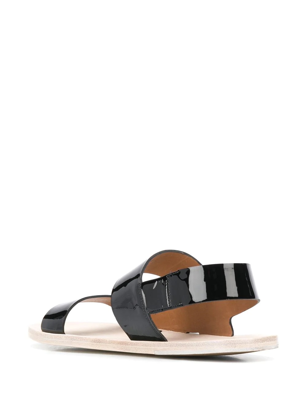 polished strap sandals - 2