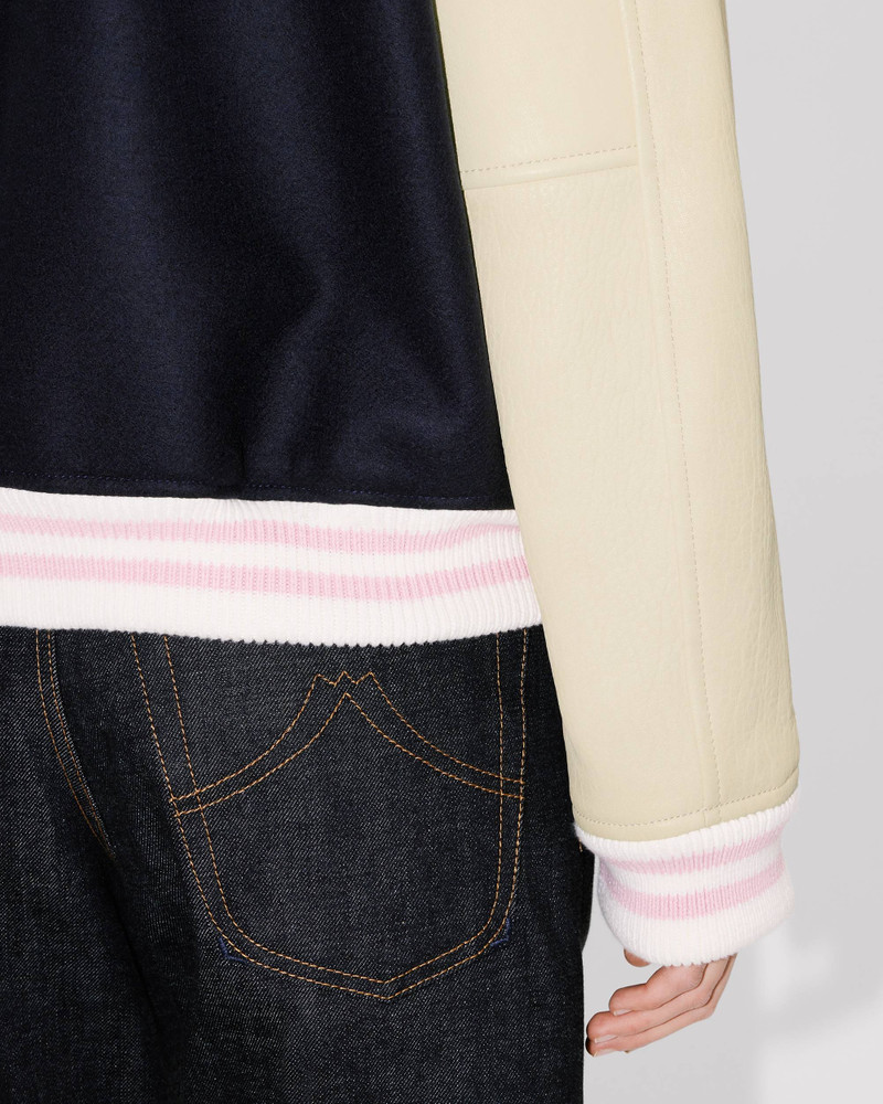 'KENZO Badges' oversized varsity blouson in wool 7