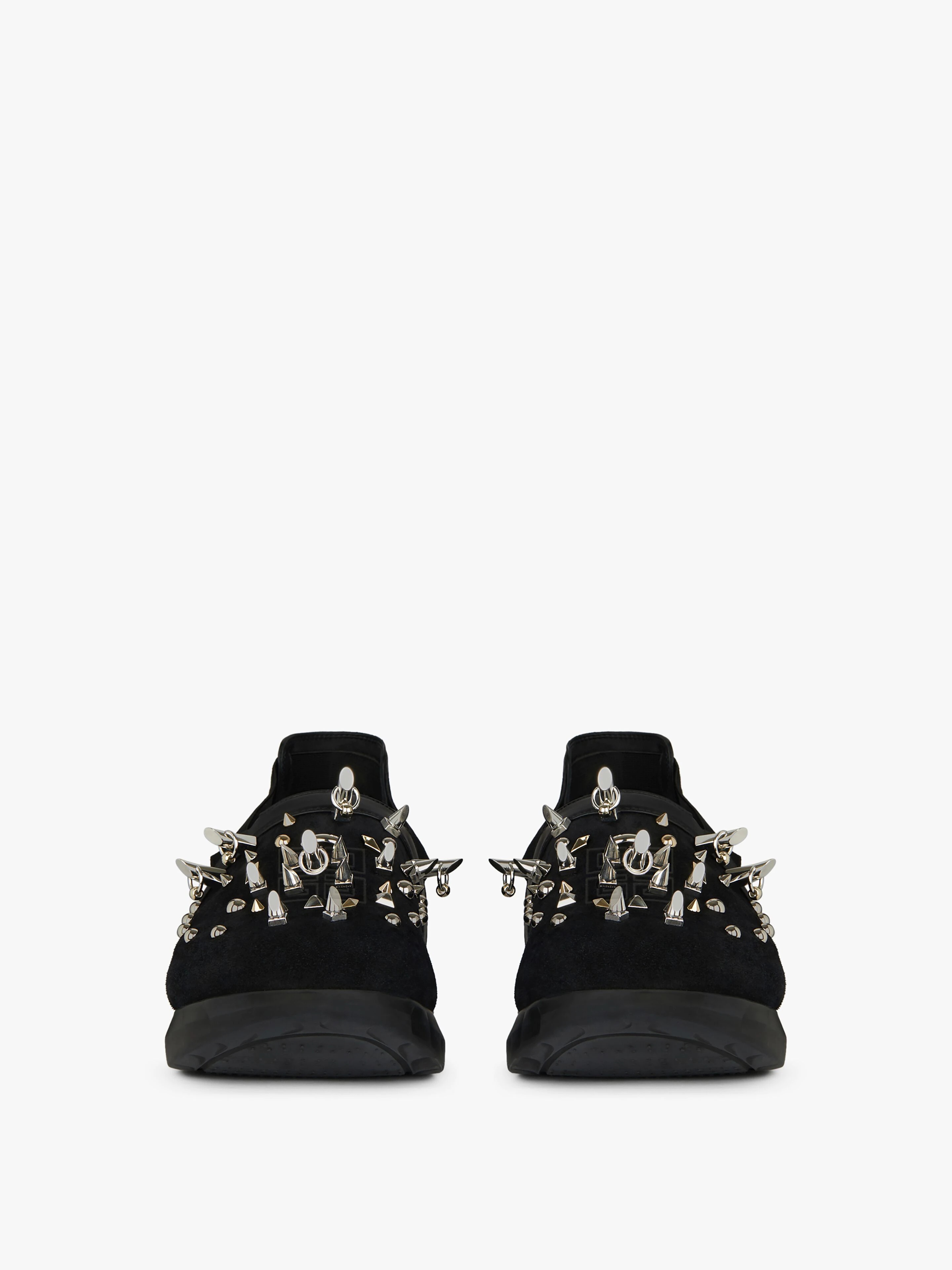 MARSHMALLOW SANDALS IN RUBBER, SUEDE, SHEARLING WITH STUDS - 2