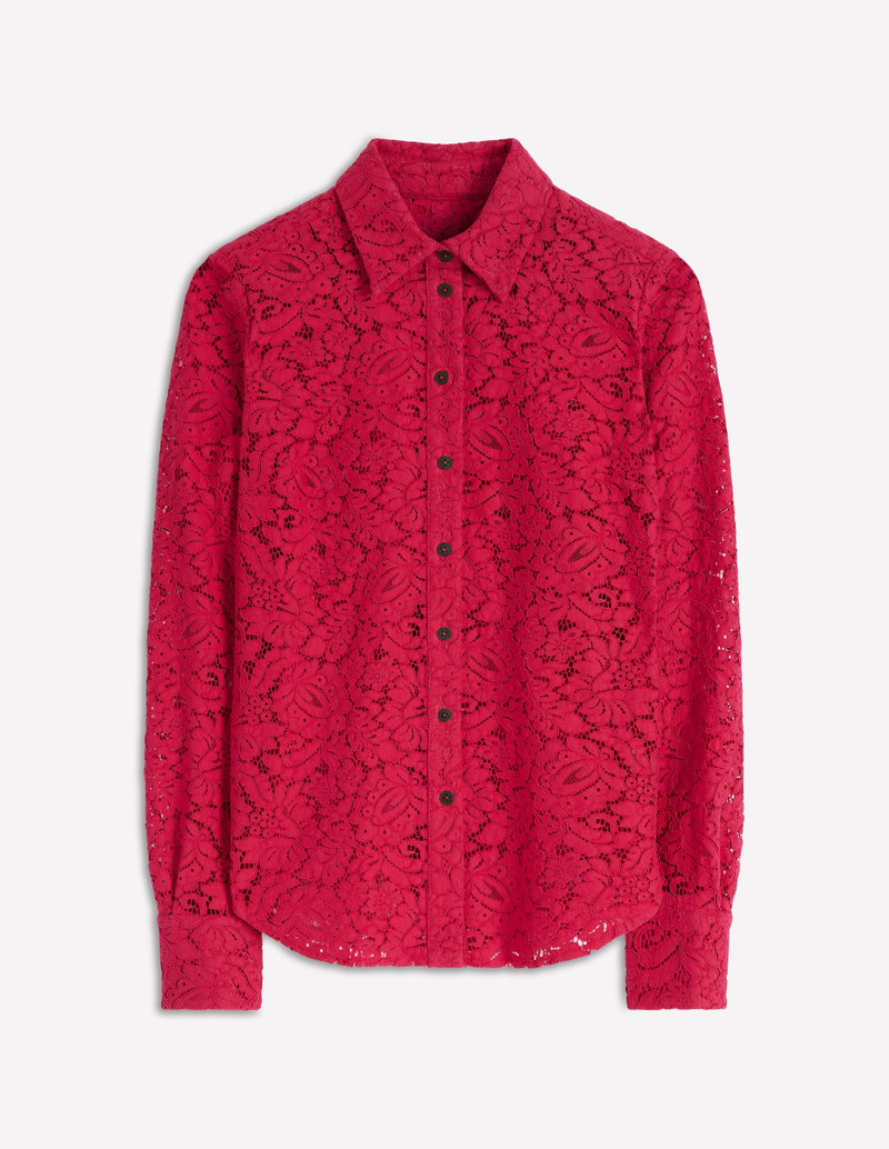 Lace Shirt-Rumba Red 1
