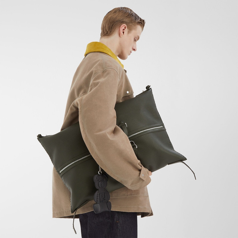 Fendi Roma Leather Charm 3