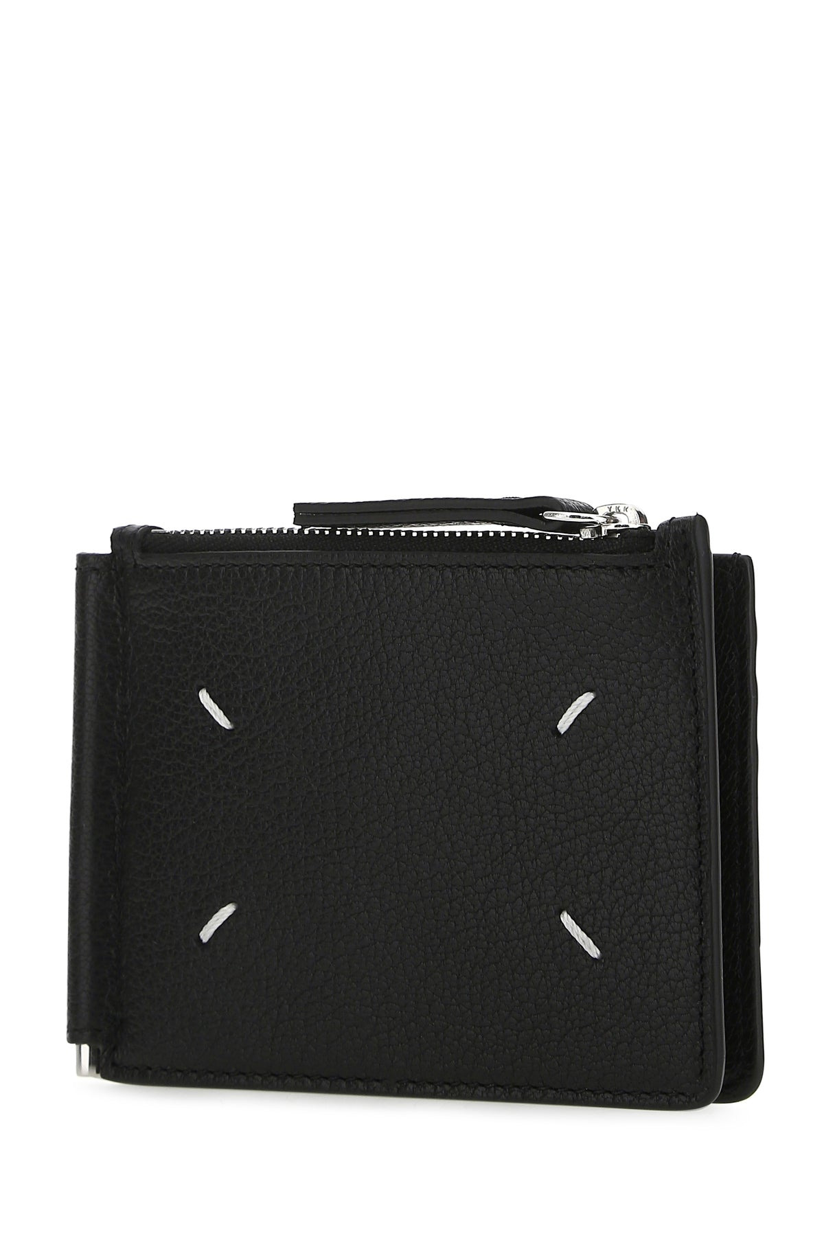 Black leather card holder - 2