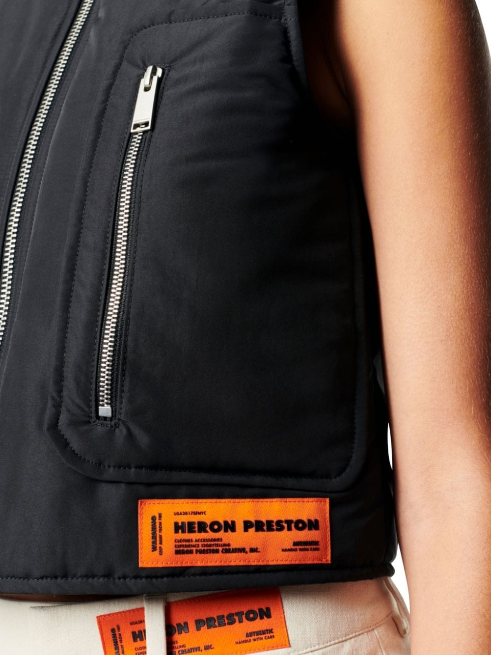 Ex-Ray Nylon Zip Pockets Vest - 5