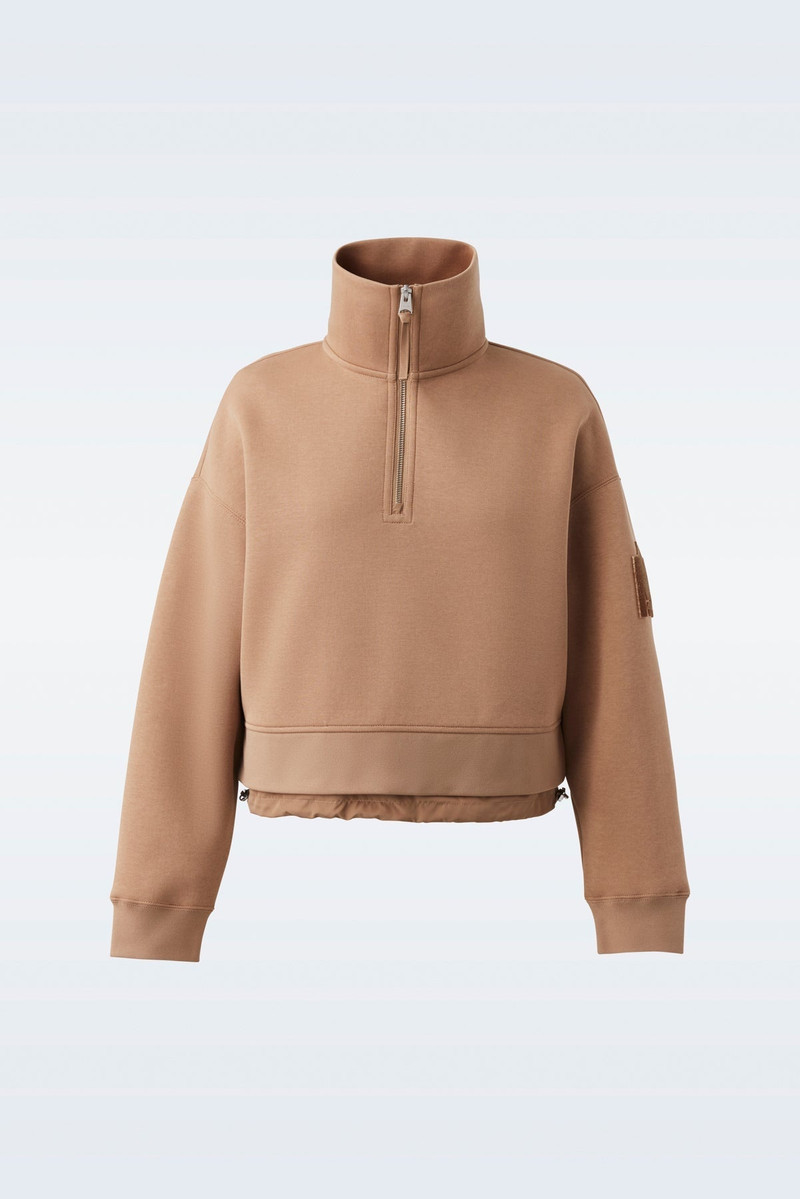 MONROE Double-face jersey pullover for ladies 1