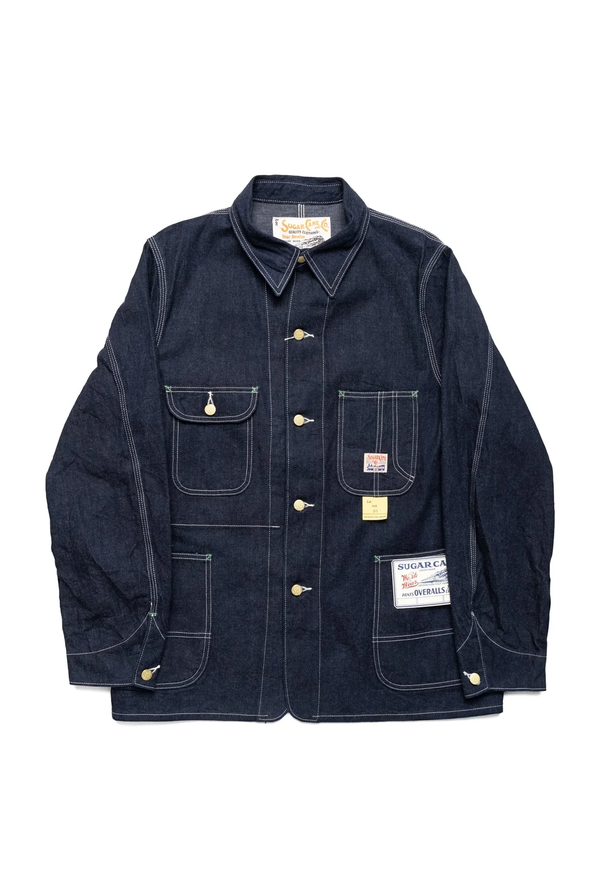 11oz Blue Denim Work Coat - 1