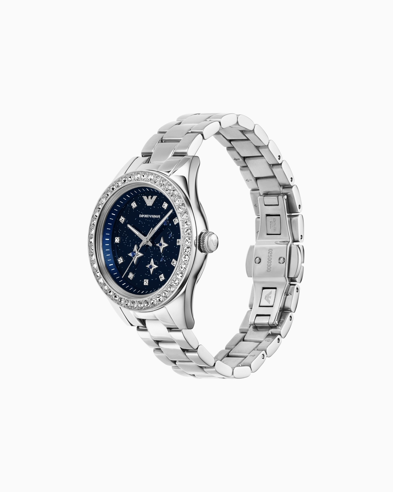 THREE-HAND STAINLESS STEEL WATCH - 2