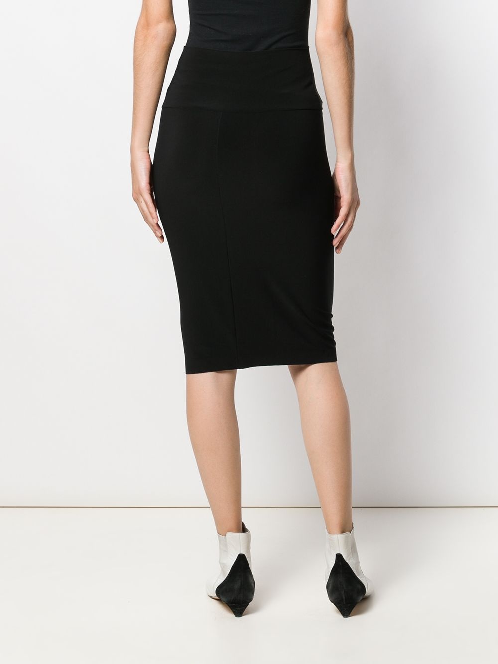 mid-length fitted tube-skirt - 4